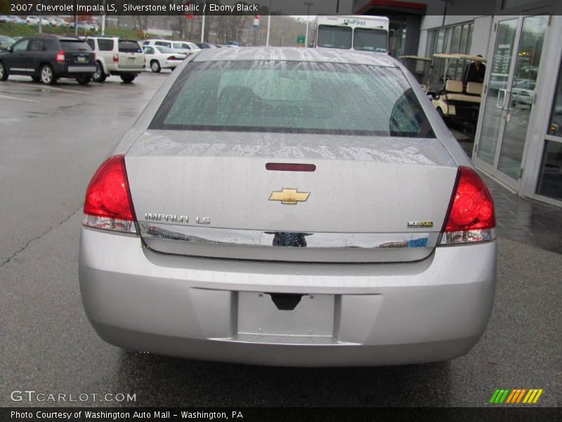 Silverstone Metallic / Ebony Black 2007 Chevrolet Impala LS