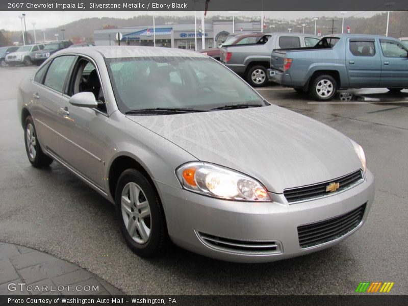 Silverstone Metallic / Ebony Black 2007 Chevrolet Impala LS