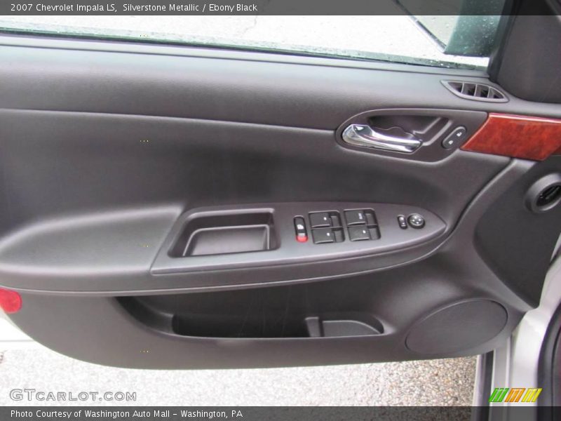 Silverstone Metallic / Ebony Black 2007 Chevrolet Impala LS