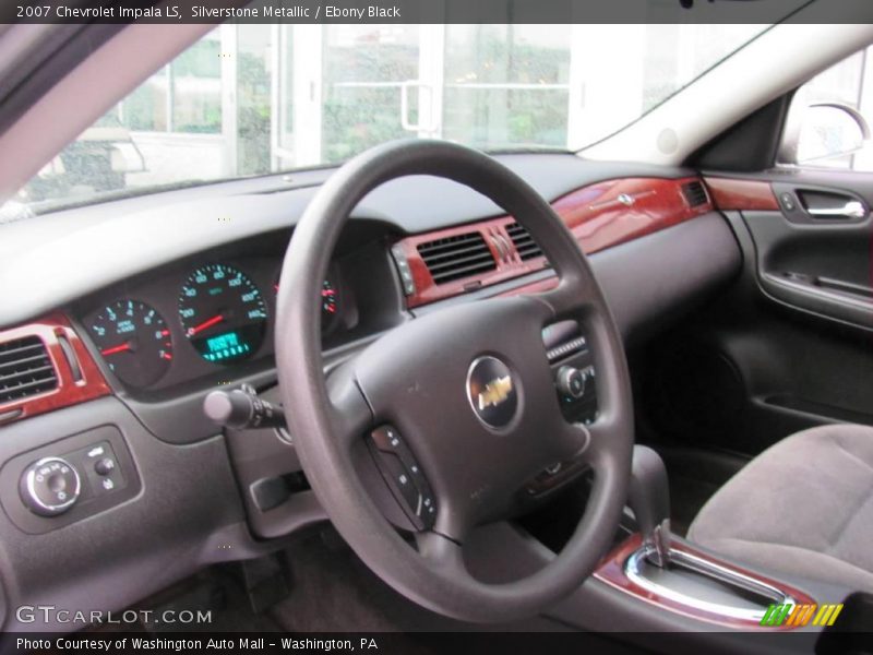 Silverstone Metallic / Ebony Black 2007 Chevrolet Impala LS