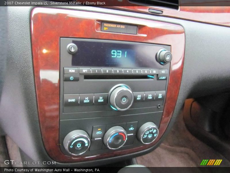 Silverstone Metallic / Ebony Black 2007 Chevrolet Impala LS