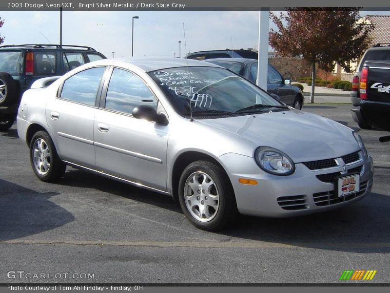 Bright Silver Metallic / Dark Slate Gray 2003 Dodge Neon SXT