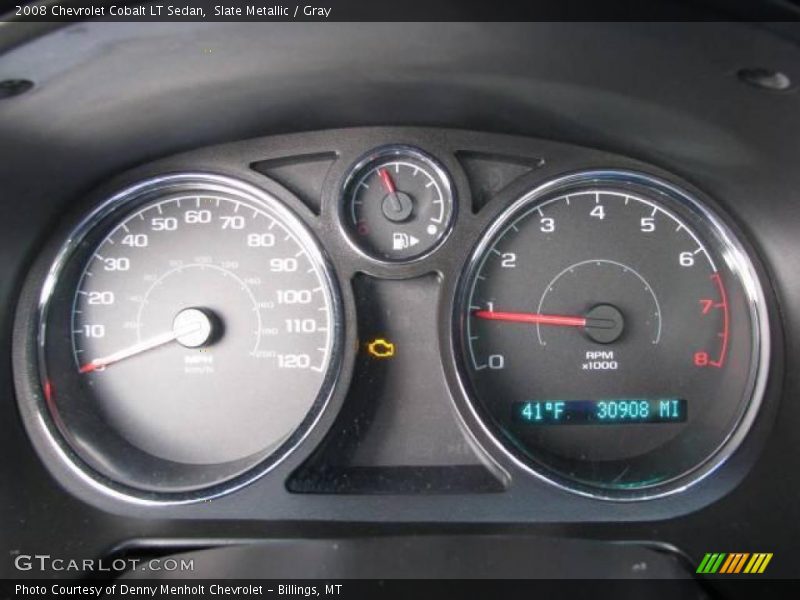 Slate Metallic / Gray 2008 Chevrolet Cobalt LT Sedan