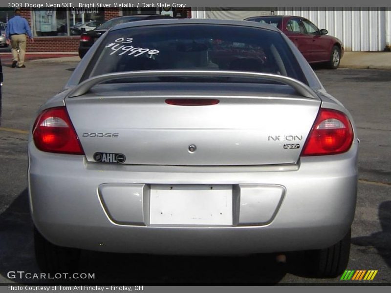 Bright Silver Metallic / Dark Slate Gray 2003 Dodge Neon SXT