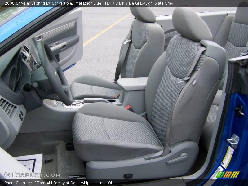 Marathon Blue Pearl / Dark Slate Gray/Light Slate Gray 2008 Chrysler Sebring LX Convertible