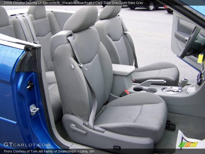 Marathon Blue Pearl / Dark Slate Gray/Light Slate Gray 2008 Chrysler Sebring LX Convertible
