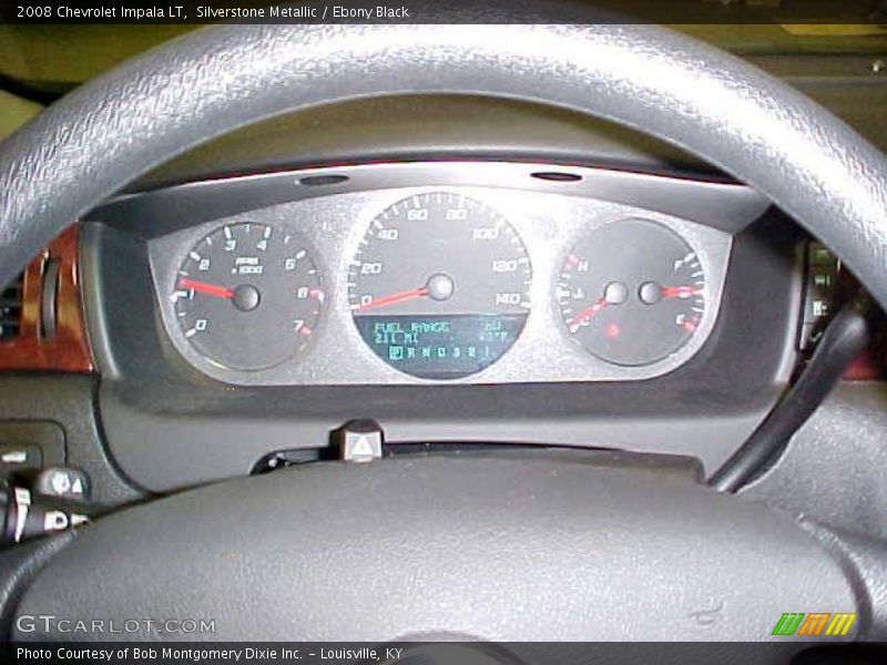 Silverstone Metallic / Ebony Black 2008 Chevrolet Impala LT