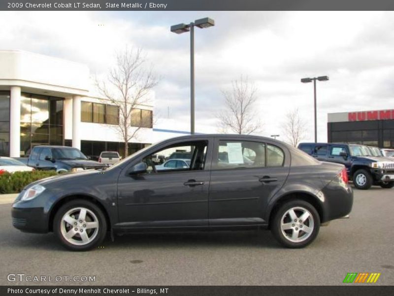 Slate Metallic / Ebony 2009 Chevrolet Cobalt LT Sedan