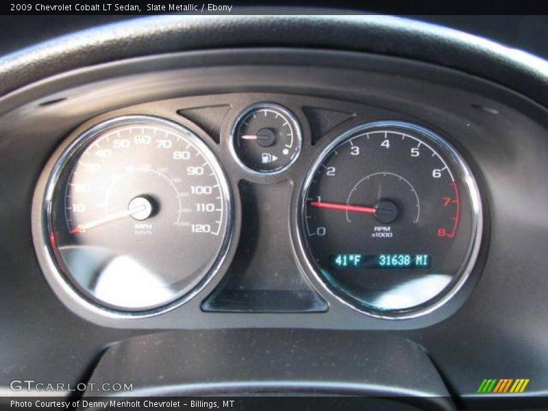 Slate Metallic / Ebony 2009 Chevrolet Cobalt LT Sedan