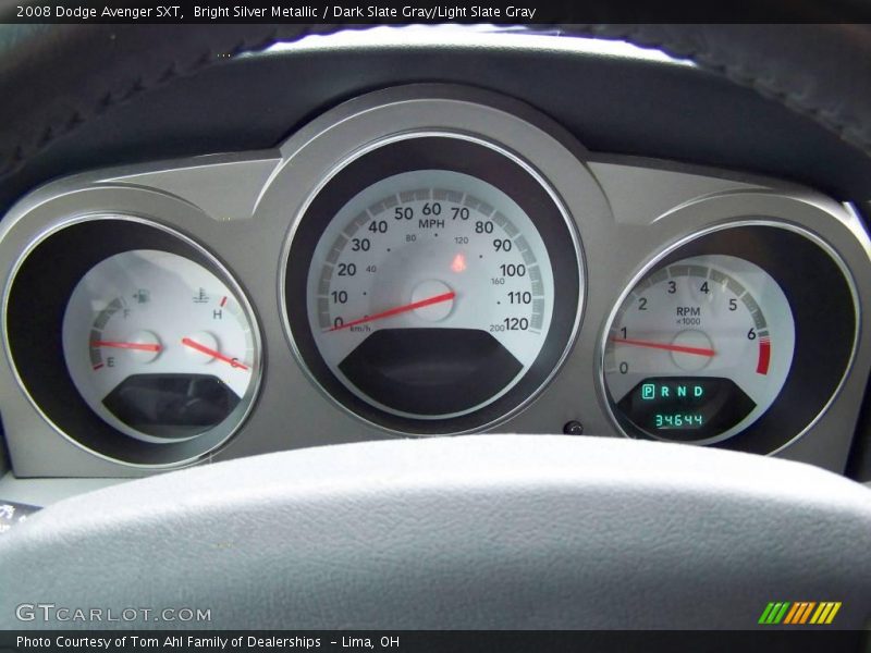 Bright Silver Metallic / Dark Slate Gray/Light Slate Gray 2008 Dodge Avenger SXT