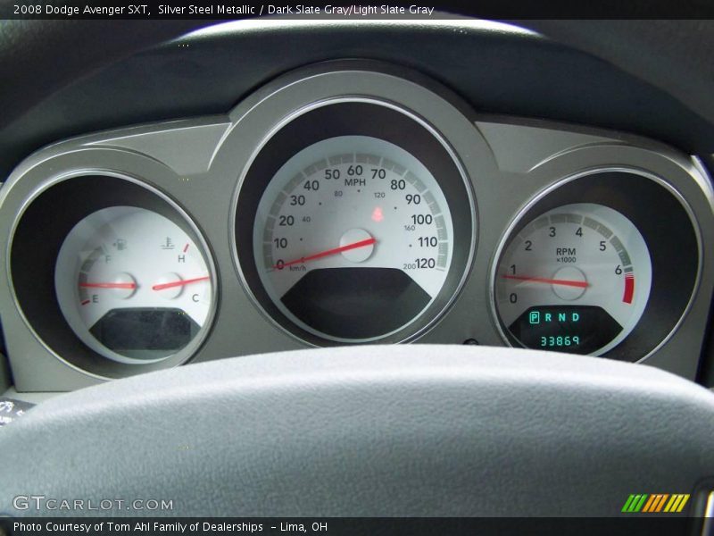 Silver Steel Metallic / Dark Slate Gray/Light Slate Gray 2008 Dodge Avenger SXT