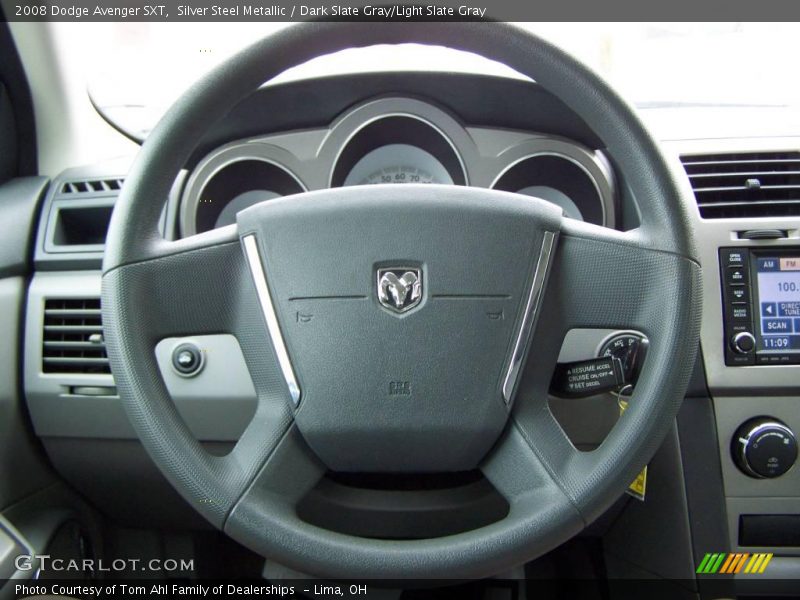 Silver Steel Metallic / Dark Slate Gray/Light Slate Gray 2008 Dodge Avenger SXT