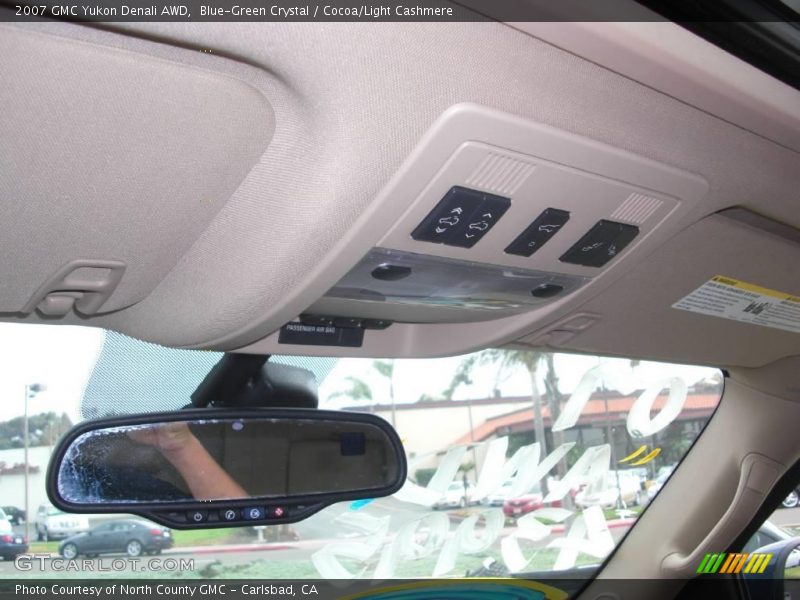 Blue-Green Crystal / Cocoa/Light Cashmere 2007 GMC Yukon Denali AWD