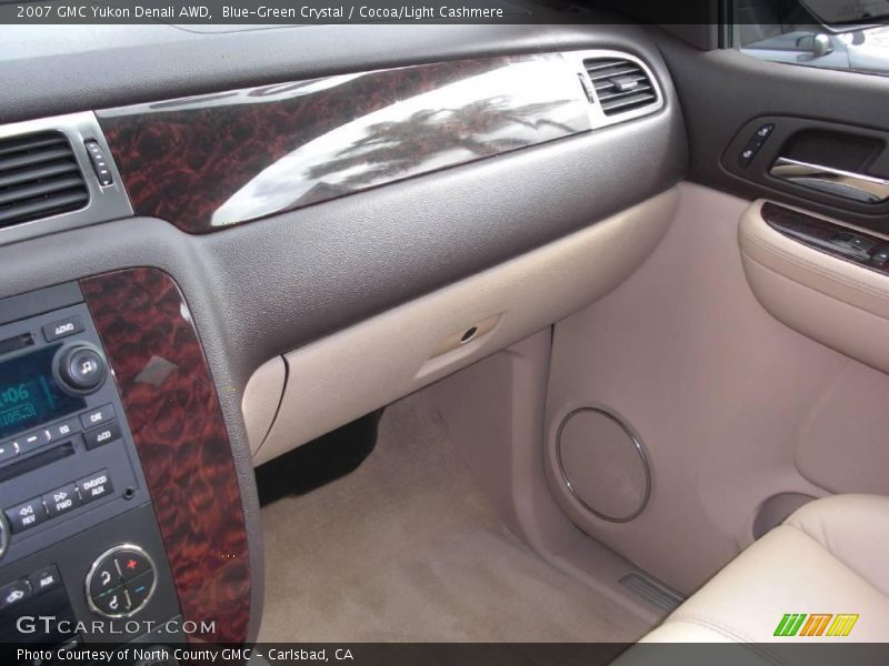 Blue-Green Crystal / Cocoa/Light Cashmere 2007 GMC Yukon Denali AWD