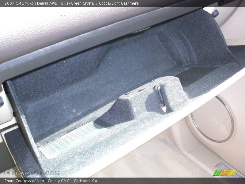 Blue-Green Crystal / Cocoa/Light Cashmere 2007 GMC Yukon Denali AWD