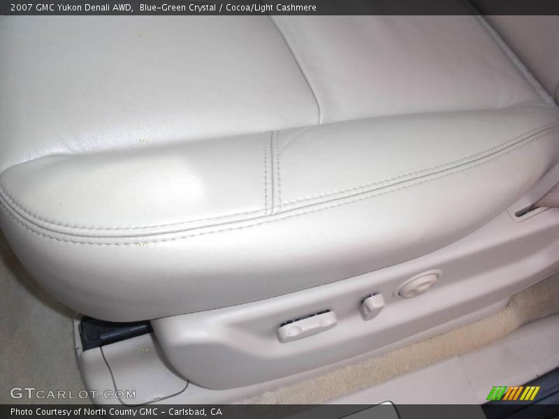 Blue-Green Crystal / Cocoa/Light Cashmere 2007 GMC Yukon Denali AWD