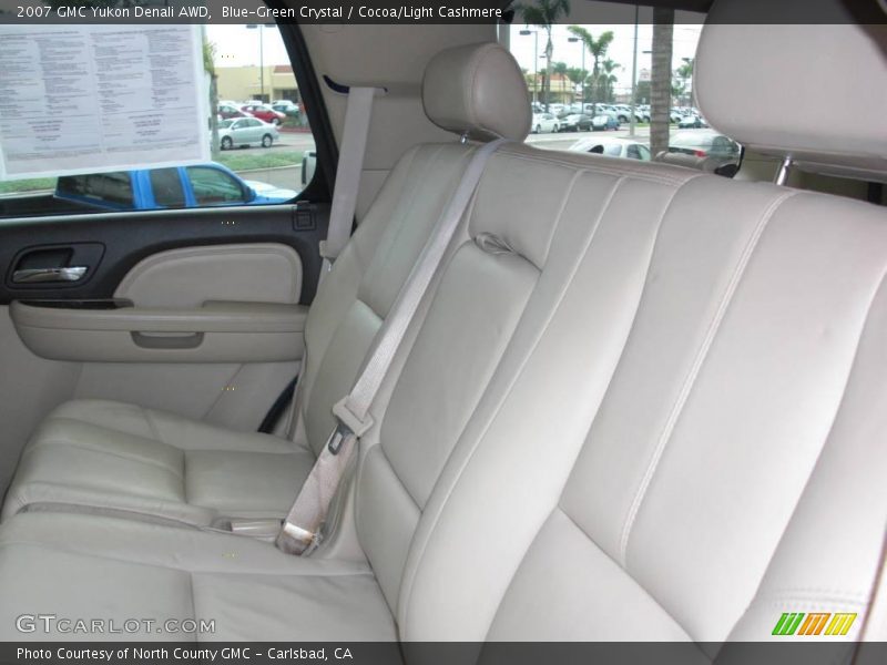 Blue-Green Crystal / Cocoa/Light Cashmere 2007 GMC Yukon Denali AWD