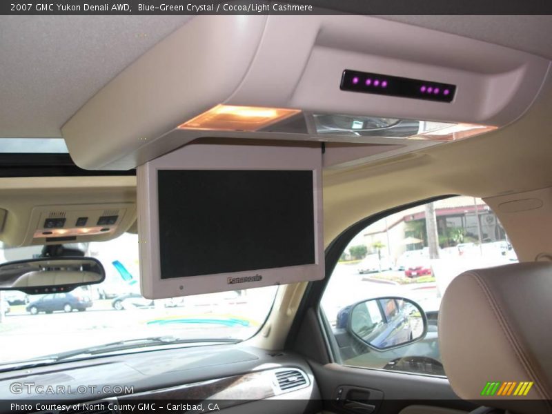Blue-Green Crystal / Cocoa/Light Cashmere 2007 GMC Yukon Denali AWD