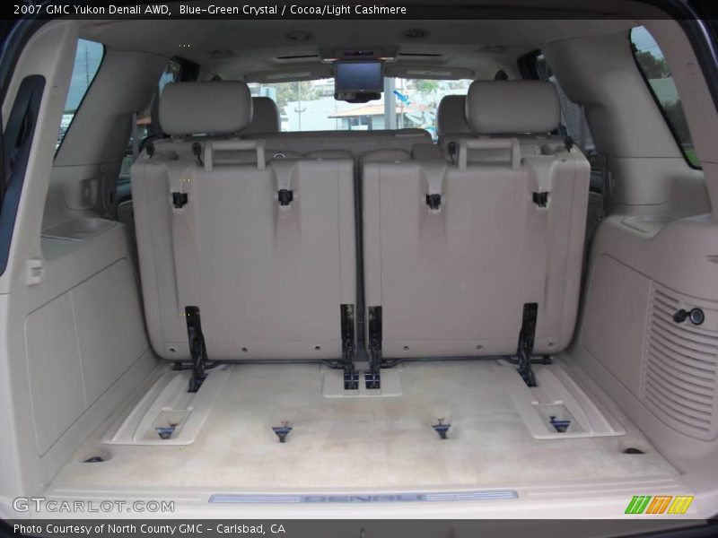 Blue-Green Crystal / Cocoa/Light Cashmere 2007 GMC Yukon Denali AWD