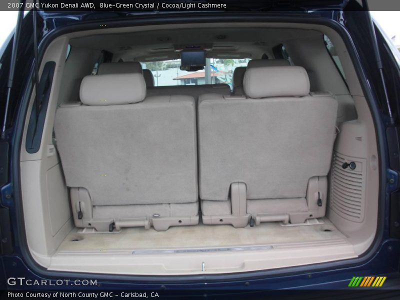 Blue-Green Crystal / Cocoa/Light Cashmere 2007 GMC Yukon Denali AWD