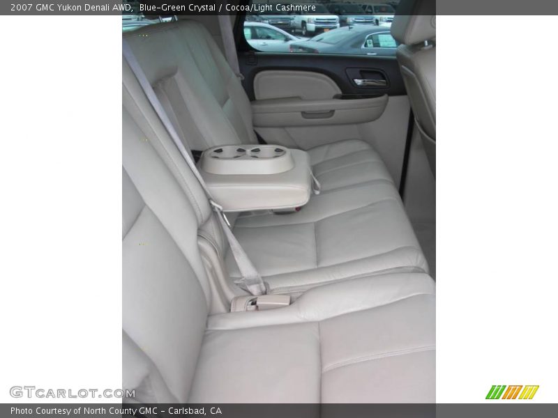 Blue-Green Crystal / Cocoa/Light Cashmere 2007 GMC Yukon Denali AWD