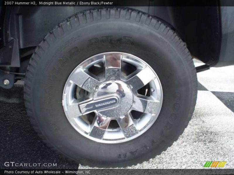 Midnight Blue Metallic / Ebony Black/Pewter 2007 Hummer H3