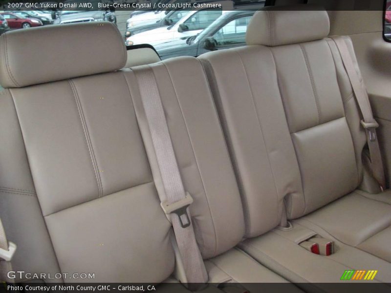 Blue-Green Crystal / Cocoa/Light Cashmere 2007 GMC Yukon Denali AWD