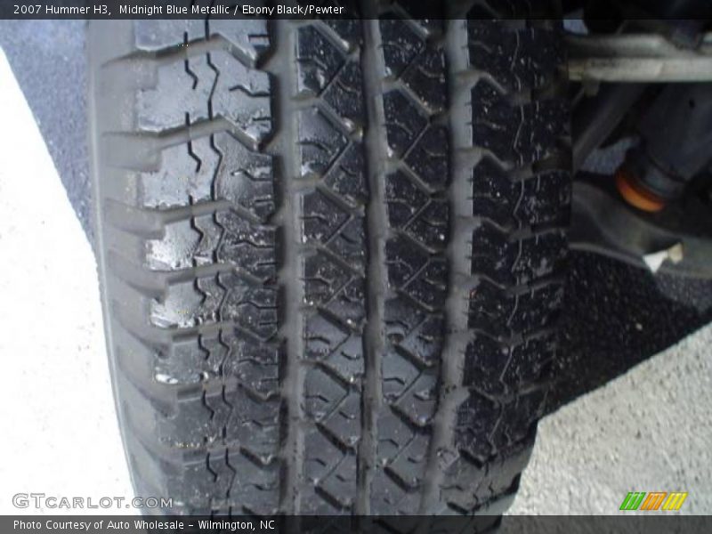 Midnight Blue Metallic / Ebony Black/Pewter 2007 Hummer H3