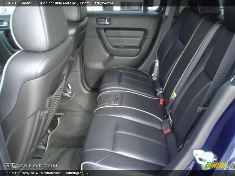 Midnight Blue Metallic / Ebony Black/Pewter 2007 Hummer H3