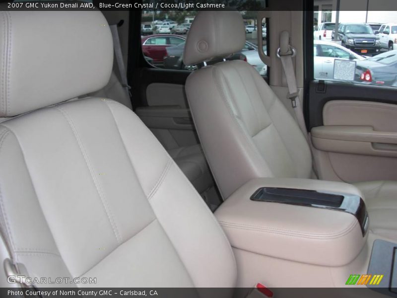 Blue-Green Crystal / Cocoa/Light Cashmere 2007 GMC Yukon Denali AWD