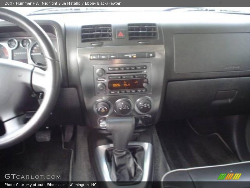 Midnight Blue Metallic / Ebony Black/Pewter 2007 Hummer H3