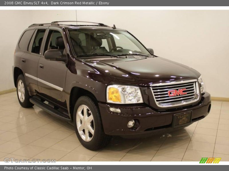 Dark Crimson Red Metallic / Ebony 2008 GMC Envoy SLT 4x4