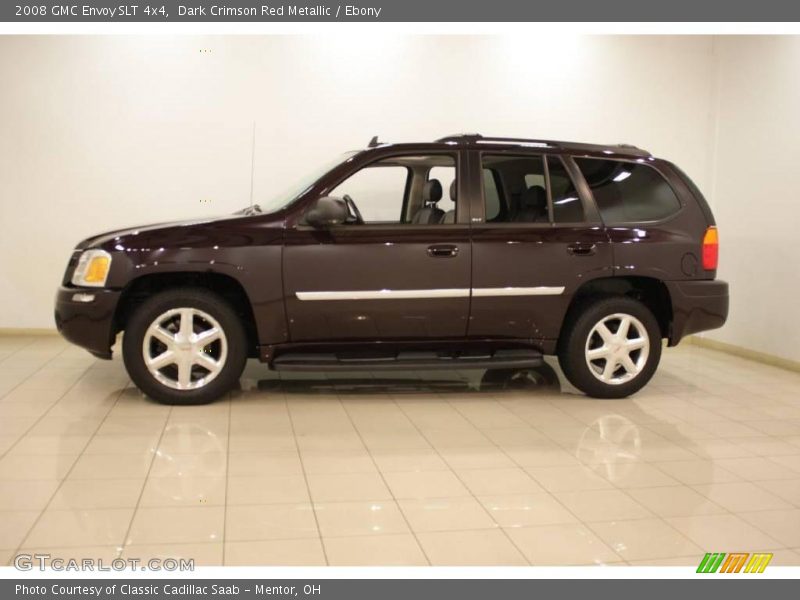 Dark Crimson Red Metallic / Ebony 2008 GMC Envoy SLT 4x4
