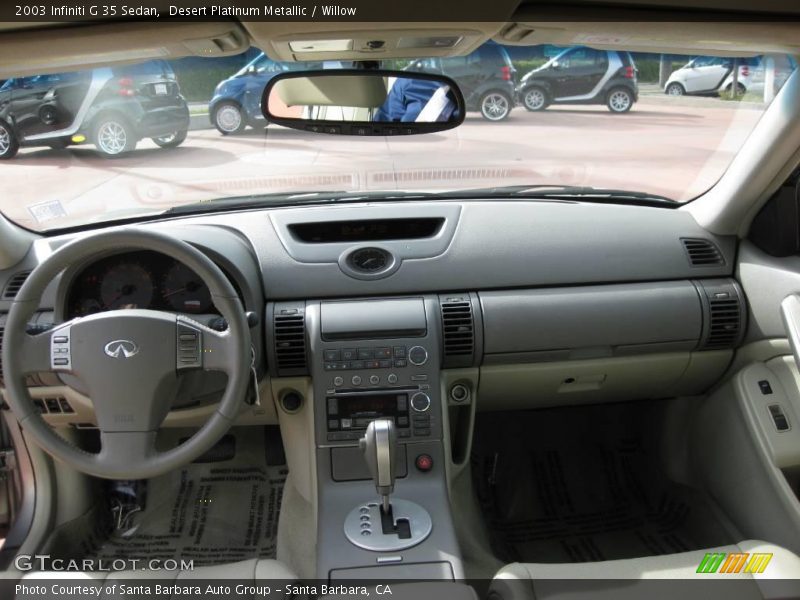 Desert Platinum Metallic / Willow 2003 Infiniti G 35 Sedan
