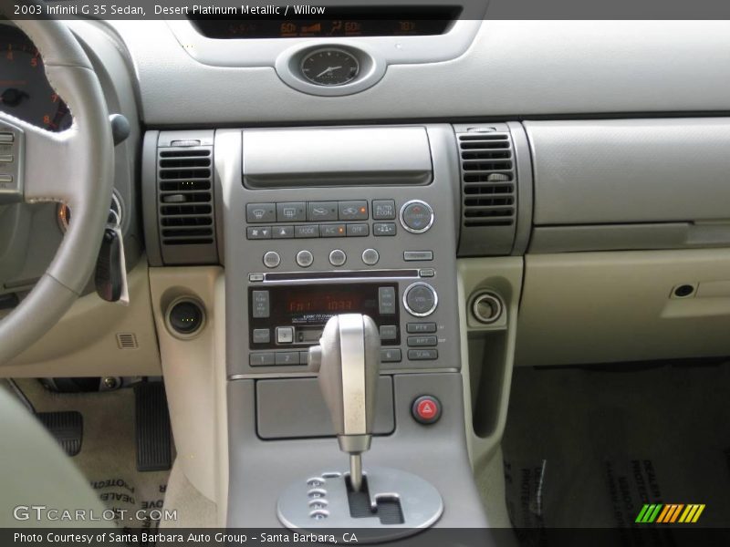 Desert Platinum Metallic / Willow 2003 Infiniti G 35 Sedan