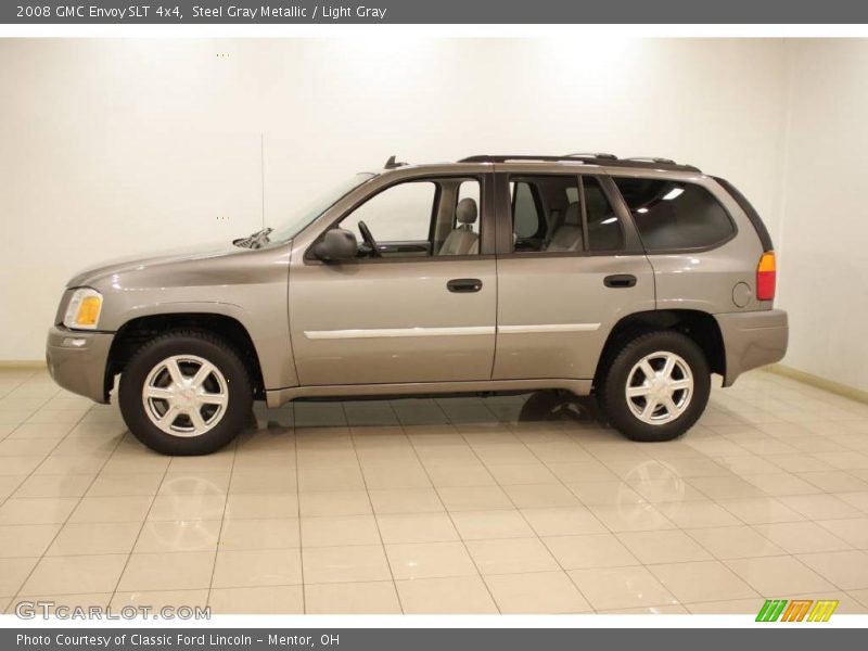 Steel Gray Metallic / Light Gray 2008 GMC Envoy SLT 4x4