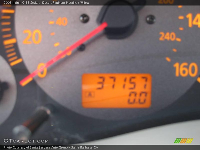 Desert Platinum Metallic / Willow 2003 Infiniti G 35 Sedan