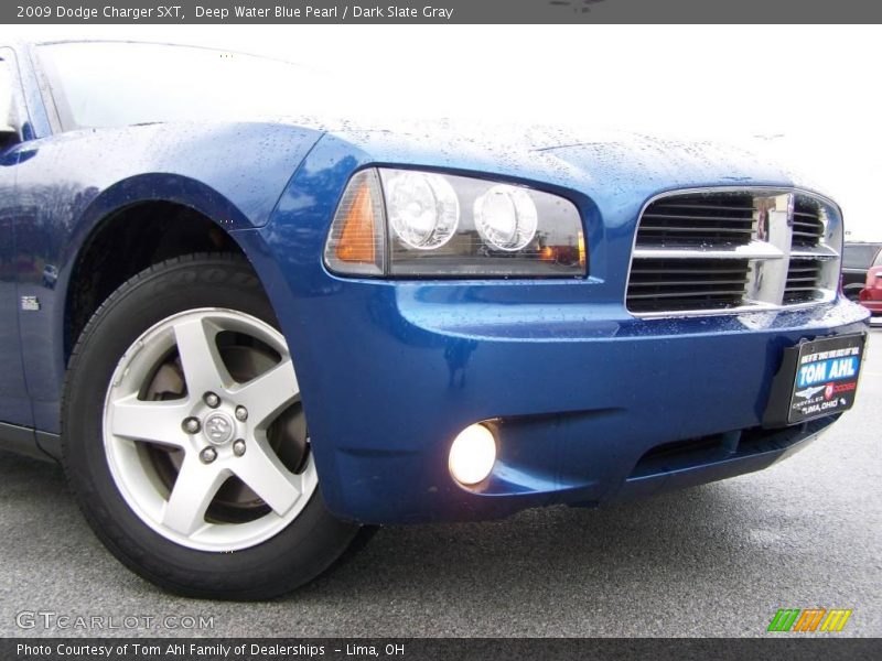 Deep Water Blue Pearl / Dark Slate Gray 2009 Dodge Charger SXT