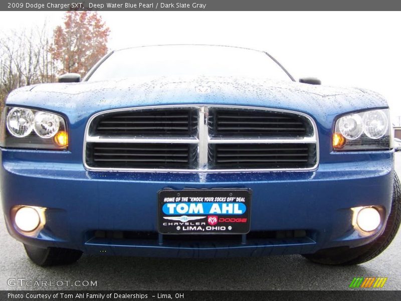 Deep Water Blue Pearl / Dark Slate Gray 2009 Dodge Charger SXT