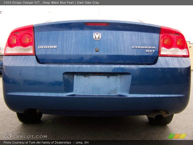 Deep Water Blue Pearl / Dark Slate Gray 2009 Dodge Charger SXT