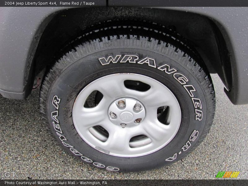 Flame Red / Taupe 2004 Jeep Liberty Sport 4x4
