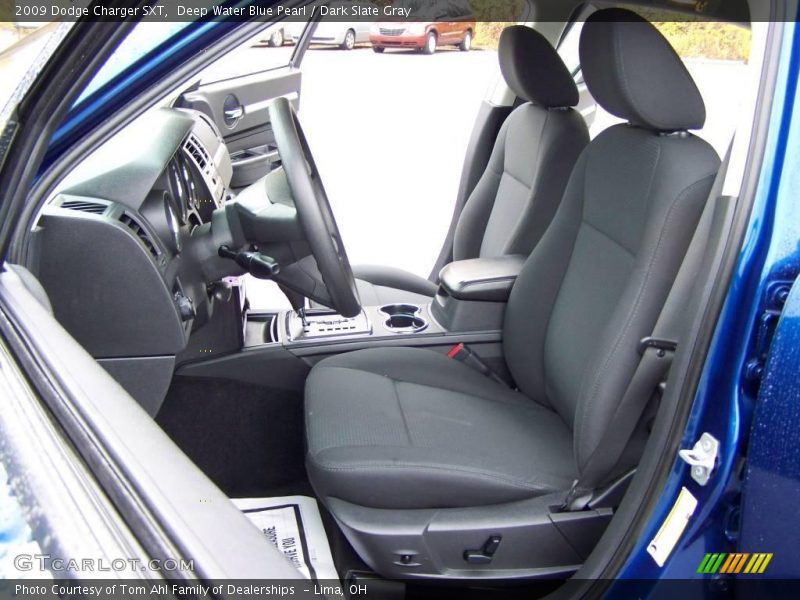 Deep Water Blue Pearl / Dark Slate Gray 2009 Dodge Charger SXT