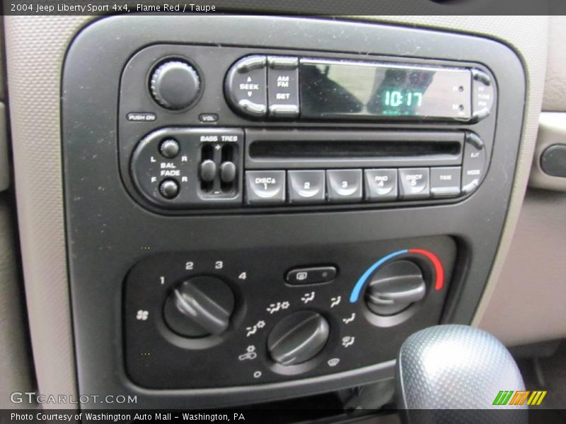 Flame Red / Taupe 2004 Jeep Liberty Sport 4x4