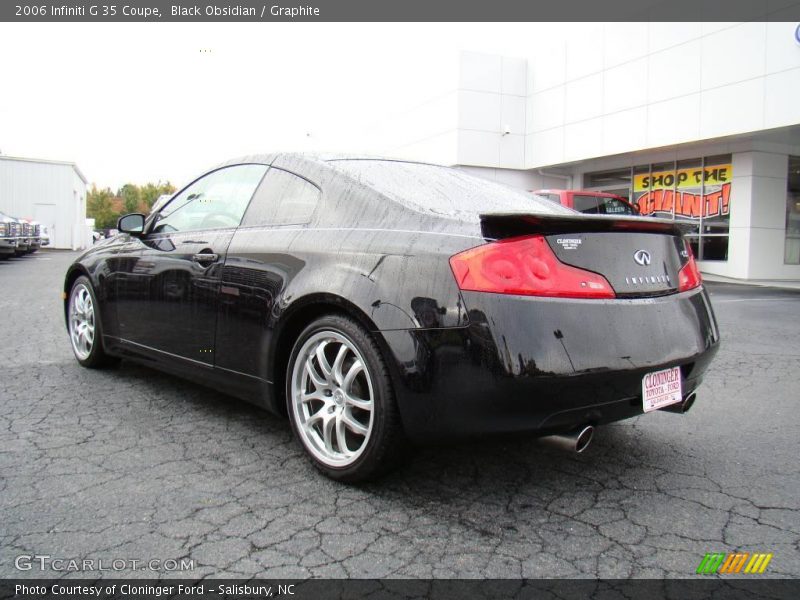 Black Obsidian / Graphite 2006 Infiniti G 35 Coupe