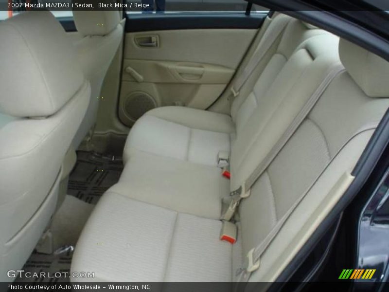 Black Mica / Beige 2007 Mazda MAZDA3 i Sedan