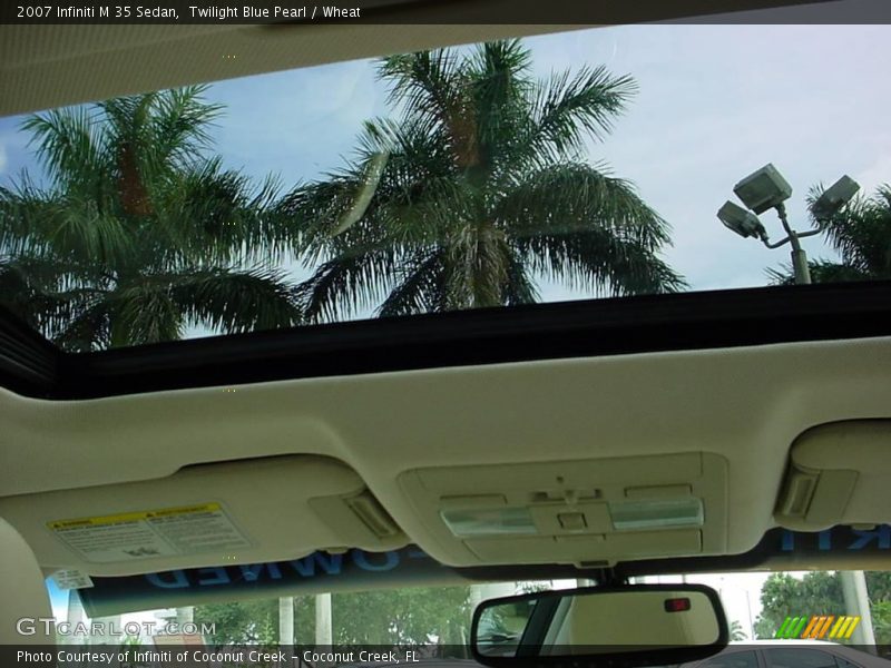 Twilight Blue Pearl / Wheat 2007 Infiniti M 35 Sedan