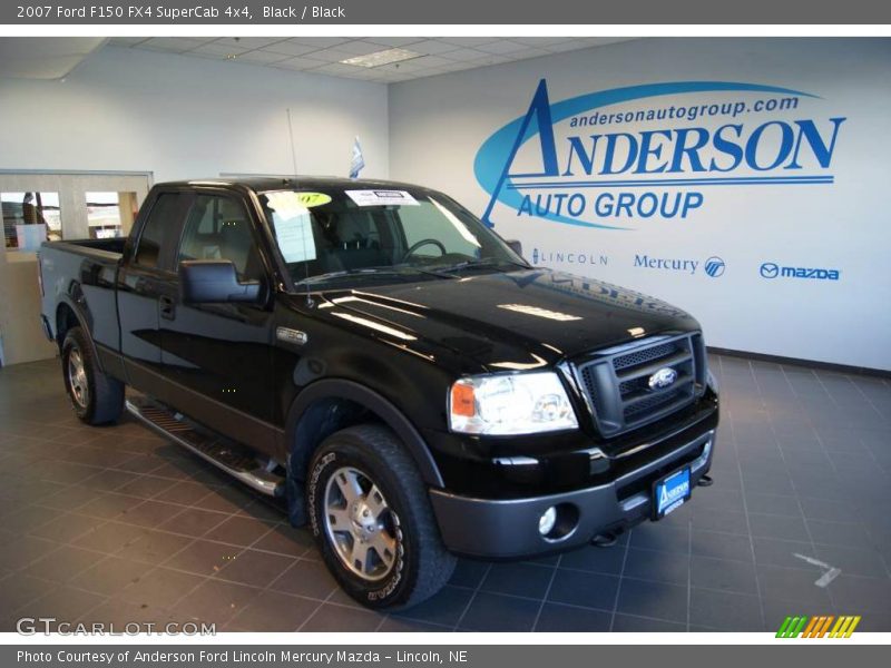 Black / Black 2007 Ford F150 FX4 SuperCab 4x4