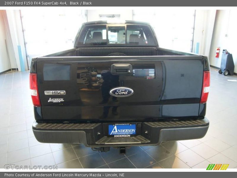 Black / Black 2007 Ford F150 FX4 SuperCab 4x4