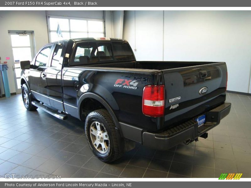 Black / Black 2007 Ford F150 FX4 SuperCab 4x4