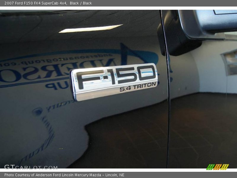 Black / Black 2007 Ford F150 FX4 SuperCab 4x4